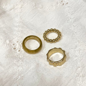 [3pc set] Vintage Rings